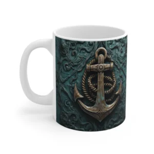 3D Image Anchor Coffee Mug - 11oz