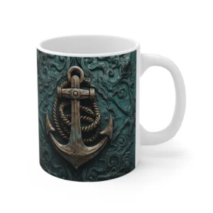 3D Image Anchor Coffee Mug - 11oz