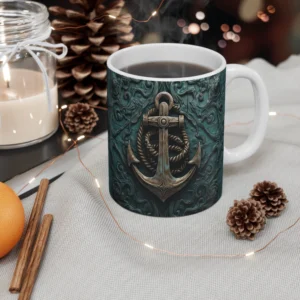 3D Image Anchor Coffee Mug - 11oz