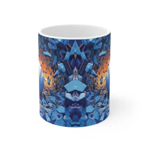 3D Image Bright Baseball Coffee Mug - 11oz