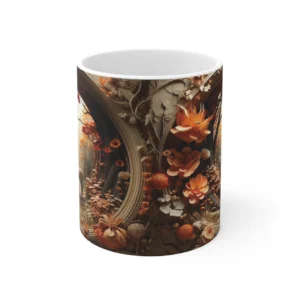 3D Image Deer Fall Vibes Coffee Mug - 11oz