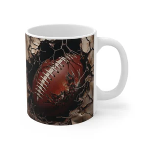 3D Image Football Coffee Mug - 11oz