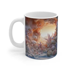 3D Image Ocean Floor Coffee Mug - 11oz
