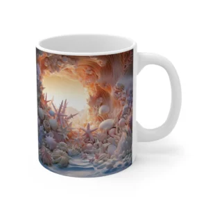 3D Image Ocean Floor Coffee Mug - 11oz