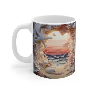 3D Image Ocean Grotto Coffee Mug - 11oz