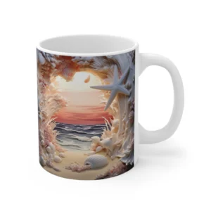 3D Image Ocean Grotto Coffee Mug - 11oz