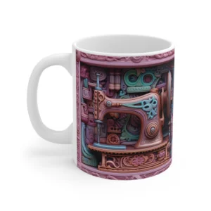 3D Image Sewing Coffee Mug - 11oz