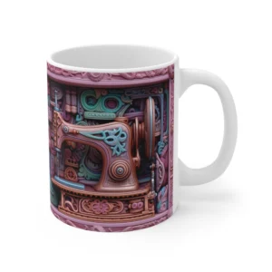 3D Image Sewing Coffee Mug - 11oz