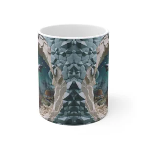 3D Image Sharks In the Ocean Coffee Mug - 11oz
