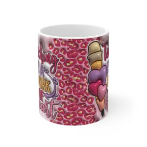 3D Image Teacher Inflated Coffee Mug - 11oz