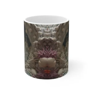 Image-Printed Underwater Castle Coffee Mug - 11oz