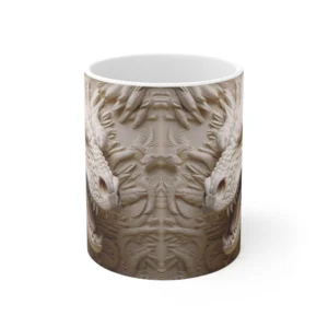 3D Image White Dragon Coffee Mug - 11oz