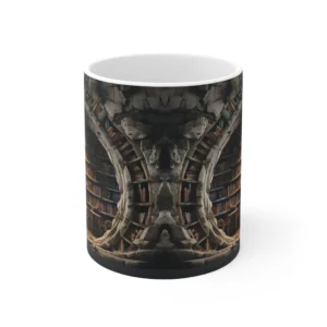 3D Underground Bookshelf Coffee Mug - 11oz